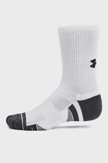 Носки UA Performance Tech 3pk Crew Белый S (1379512-100 S) - Фото 4 Носки UA Performance Tech 3pk Crew Белый S (1379512-100 S) - изображение 4
