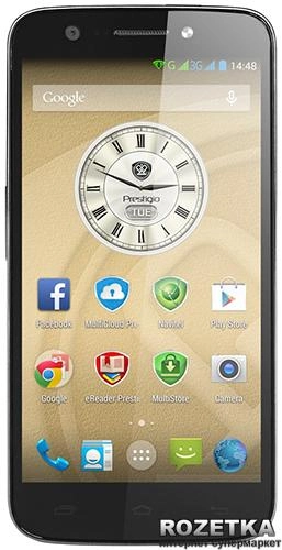 Мобильный телефон Prestigio MultiPhone 5508 Duo Silver + Шагомер Prestigio Smart Pedometer (PHCPED) - изображение 2