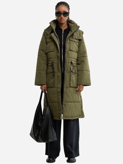 Kurtka zimowa damska pikowana Big Star 130301-303 XS Zielona (5900714546090) - obraz 5