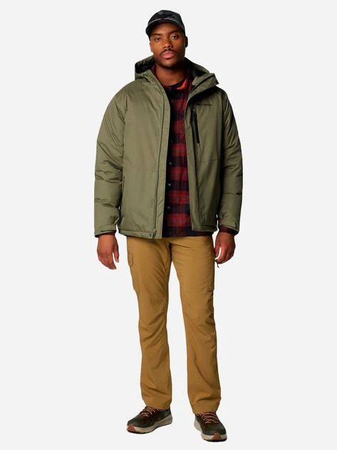 Куртка зимняя короткая мужская Columbia Omni-Heat Oak Harbor II