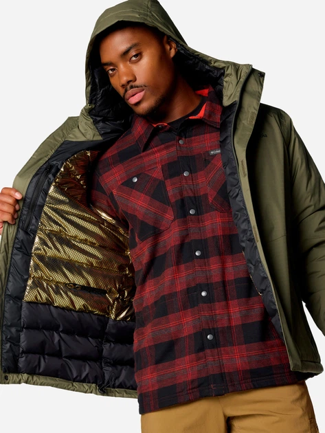 Куртка зимняя короткая мужская Columbia Omni-Heat Oak Harbor II