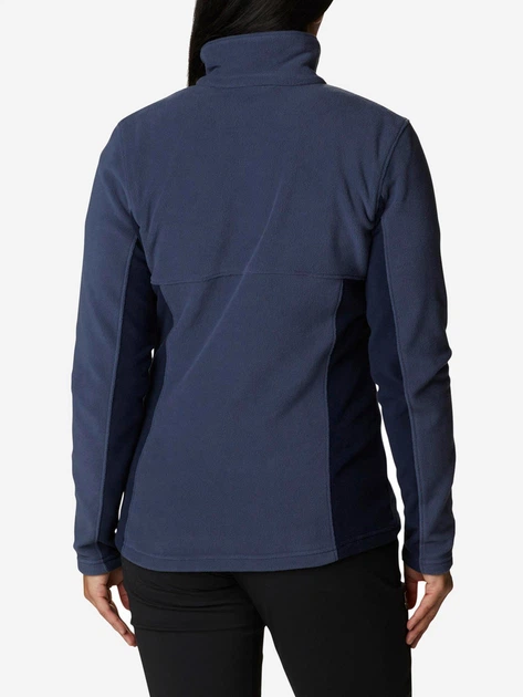 Толстовка на блискавці без капюшона на флісі жіноча Columbia Basin Trail Full Zip III 1938041466 XS Темно-синя (194895437468) - зображення 2