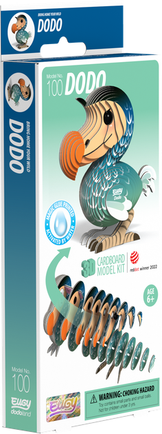 Збірна 3Д модель Eugy Зоопарк Додо XEG-100 (9421035150781) - зображення 3