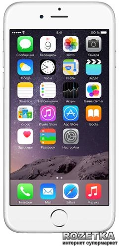 Мобильный телефон Apple iPhone 6 64GB Silver + УМБ 20000мАч в подарок! - изображение 2