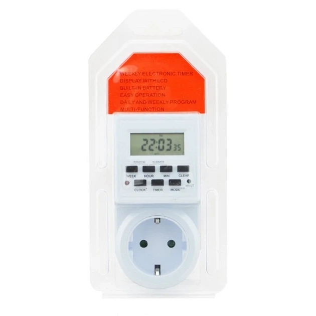 Розетка з таймером UKC MS-310 тижнева White (3_02655) - зображення 3