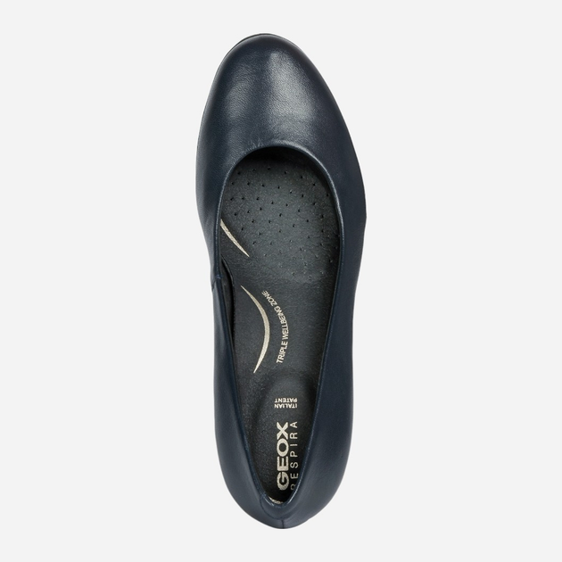 Czółenka damskie Geox D92C8A00085-C4002 38.5 Granatowe (8054730110760) - obraz 4