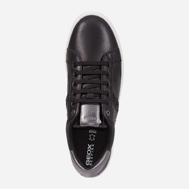 Sneakersy damskie na platformie Geox D16QXE085CF-C9B1G 38 Czarne (8050036832832) - obraz 4
