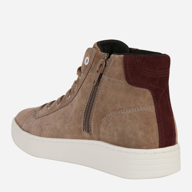 Sneakersy damskie wysokie Geox D2624C00022-C5M7J 38 Ciemnobeżowe (8050036844033) - obraz 3
