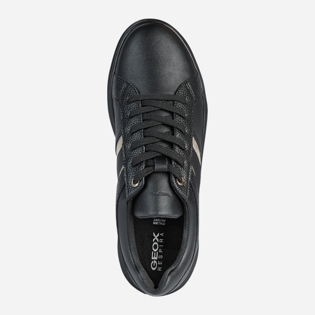 Sneakersy damskie na platformie Geox D268DC0BU85-C9999 36 Czarne (8050036690739) - obraz 4