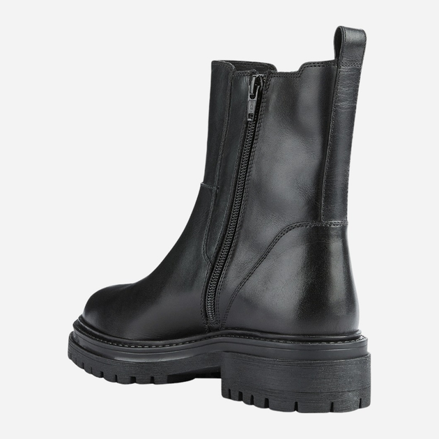 Botki damskie skórzane Geox D26HRD0436W-C9999 41 Czarne (8050036687036) - obraz 3