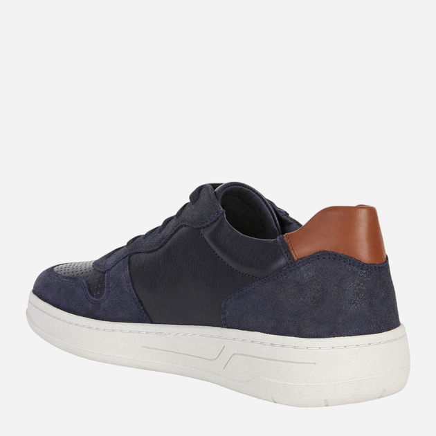 Sneakersy męskie skórzane Geox U25DXA03185-C4064 45 Granatowe (8050036853820) - obraz 3