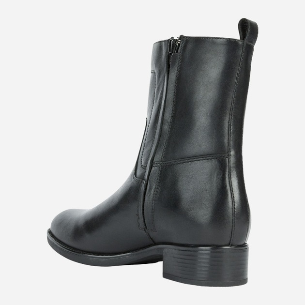 Botki damskie skórzane Geox D26BLA00043-C9999 37 Czarne (8050036771025) - obraz 3