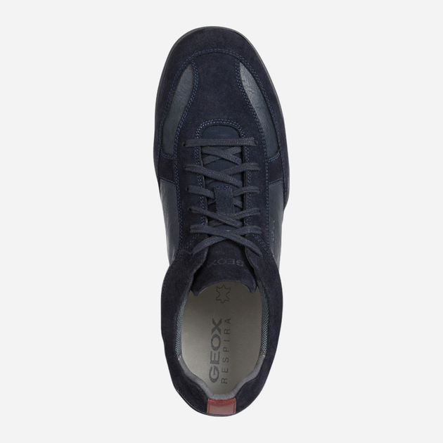 Sneakersy męskie skórzane Geox U26FEA022PT-C4002 45 Granatowe (8050036857057) - obraz 4