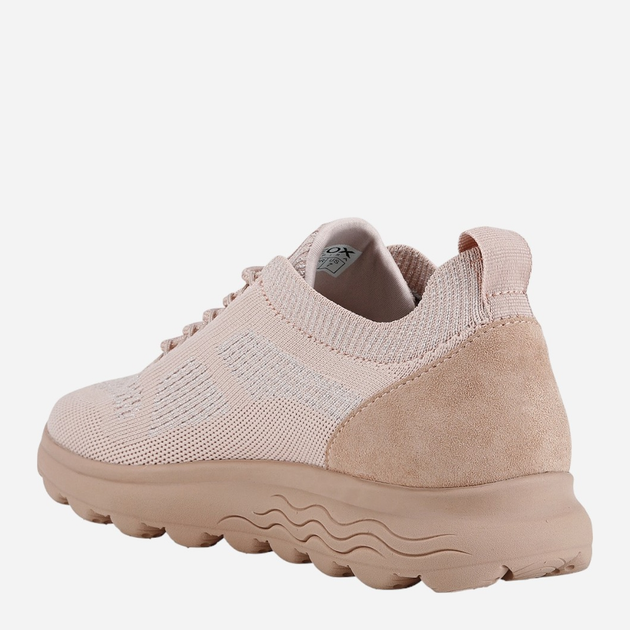 Sneakersy damskie z siatki Geox D15NUA09T22-C8007 39 Różowe (8050036943484) - obraz 3