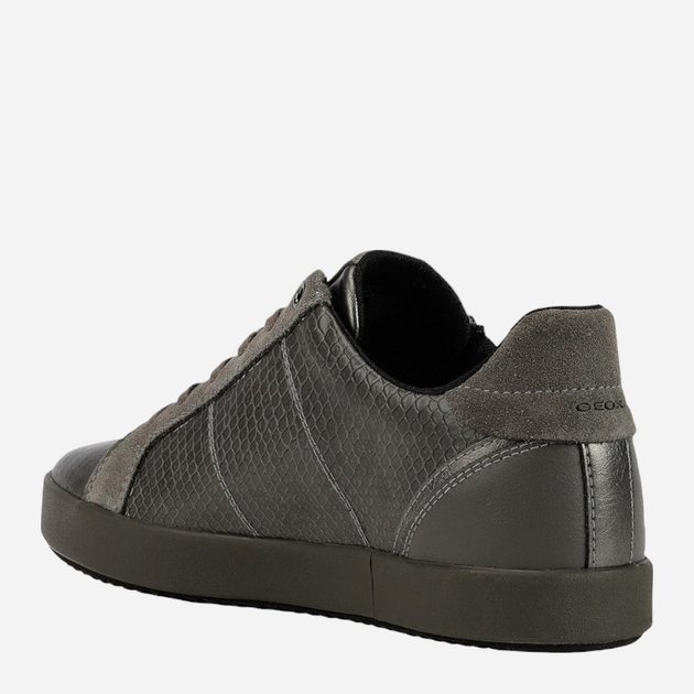 Sneakersy damskie skórzane Geox D166HC0AR22-C9002 37 Ciemnoszare (8050036682840) - obraz 3