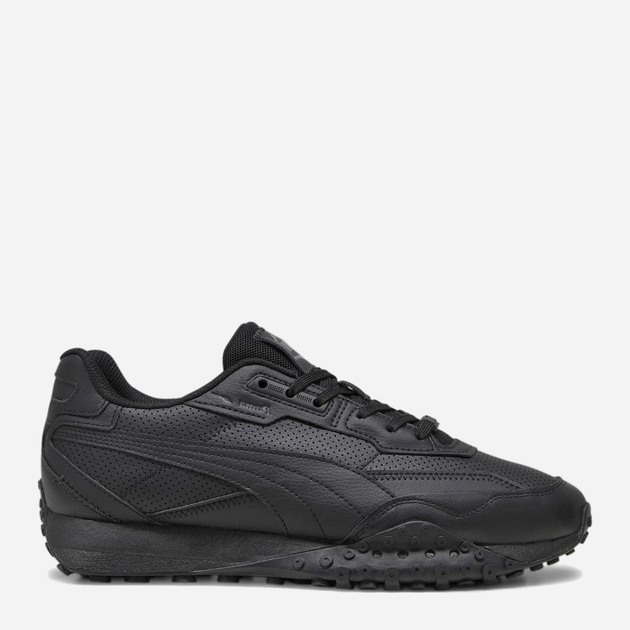 Buty sportowe męskie skórzane Puma Blktop Rider Leather 39382302 42.5 Czarne (4065454925022) - obraz 1