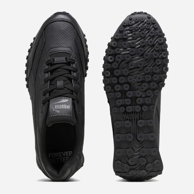 Sneakersy męskie Puma Blktop Rider Leather 39382302 42.5 Czarne (4065454925022) - obraz 4