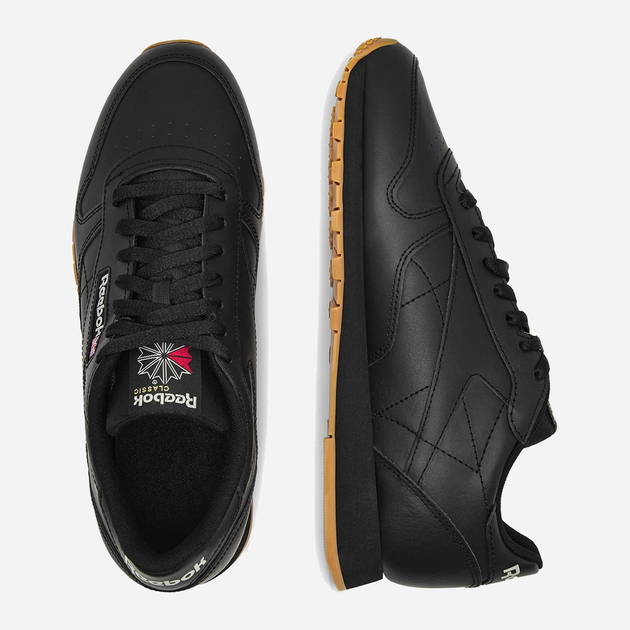 Buty sportowe męskie Reebok Classic Leather 100008493 40.5 Czarne (4065419120462) - obraz 5
