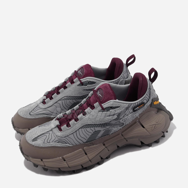 Чоловічі снікери Reebok Zig Kinetica 2.5 Edge 100034215 43 Сірі (4066756569211) - зображення 2