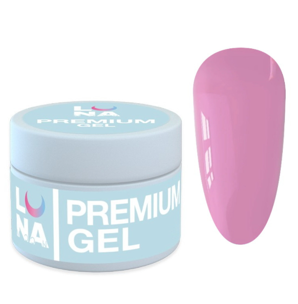 Гель для нарощування LUNA moon Premium Gel 22, 30 мл, лілово-рожевий - Фото 1 Гель для нарощування LUNA moon Premium Gel 22, 30 мл, лілово-рожевий - зображення 1
