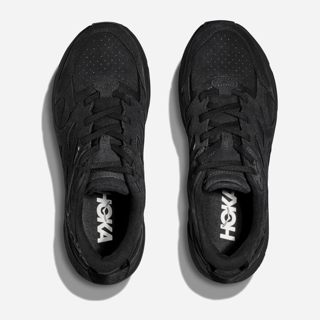 Чоловічі кросівки для бігу Hoka One One Clifton L Suede TP 1122571-BBLC 43.5 Чорні (196565519382) - зображення 9