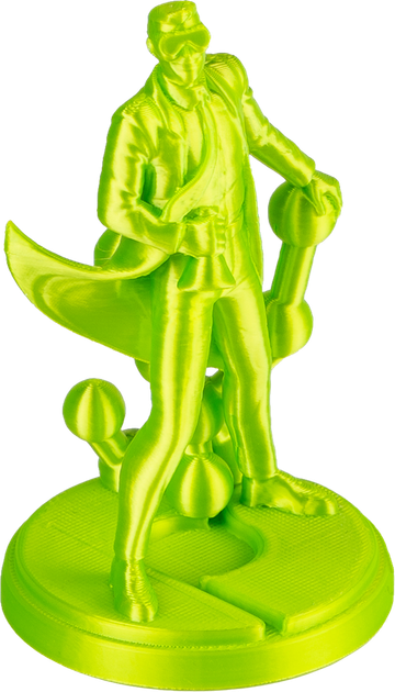 Філамент пластик для 3D-друку Polymaker PolyLite Silk PLA 1 кг Silk Lime - зображення 2