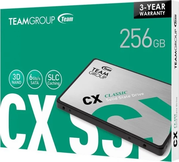 SSD накопитель Team cx2 256Gb sata3 2.5" 3d tlc (t253x6256g0c101) - изображение 4