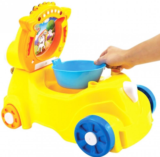 Jeździk Woopie Baby 3 w 1 Osiołek (5904326947351) - obraz 4