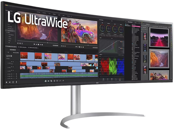Монітор 49" UltraWide LG 49WQ95C-W Nano IPS HDR 400 5120 x 1440 HDR White (49WQ95C-W) - зображення 3