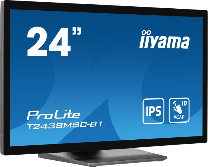Монітор 24" iiyama ProLite IPS 1920 x 1080 (T2438MSC-B1) - зображення 4