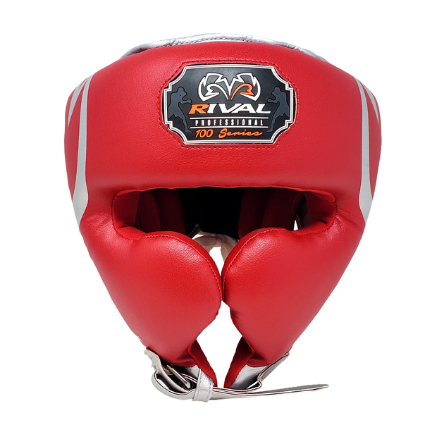 Боксерський шолом Rival RHG100 Professional Headgear Red Silver (RHG100-Red/Silver-S) - зображення 2