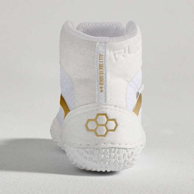 Борцовки Rudis Alpha 2.0 Jordan Burroughs Edition Wrestling Shoes White Gold (JBA-0003-JW-08.5-41) - Фото 6 Борцовки Rudis Alpha 2.0 Jordan Burroughs Edition Wrestling Shoes White Gold (JBA-0003-JW-08.5-41) - изображение 6