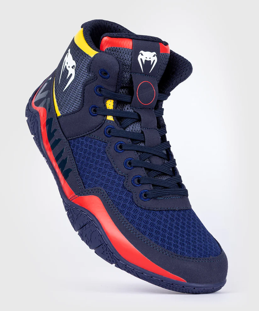 Борцівки Venum Elite Wrestling Shoes Blue Yellow (VENUM-05083-405-8-40.5) - зображення 2