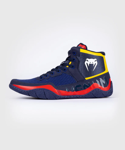 Борцівки Venum Elite Wrestling Shoes Blue Yellow (VENUM-05083-405-8-40.5) - зображення 3