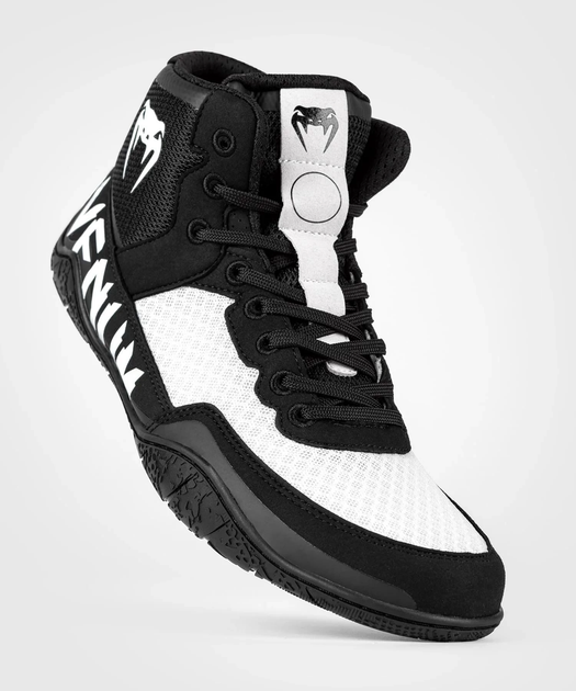 Борцівки Venum Elite Wrestling Shoes Black White (VENUM-05083-108-13-47) - Фото 4 Борцівки Venum Elite Wrestling Shoes Black White (VENUM-05083-108-13-47) - зображення 4