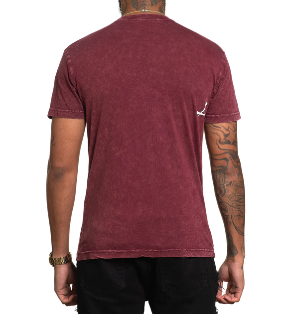 Футболка Affliction Poisonous Shadow Burgandy Lava Wash (A25959-BULV-M) - изображение 2