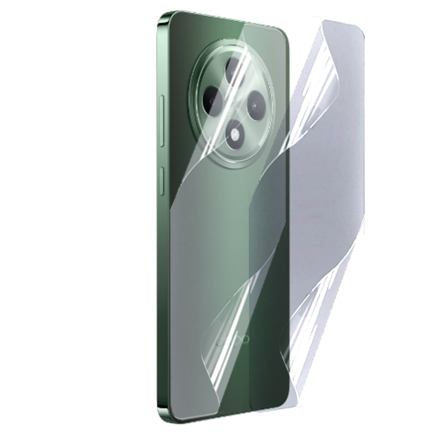 Протиударна гідрогелева плівка Hydrogel Film для Oppo Reno12 F 5G на задню панель, Transparent - Фото 1 Протиударна гідрогелева плівка Hydrogel Film для Oppo Reno12 F 5G на задню панель, Transparent - зображення 1