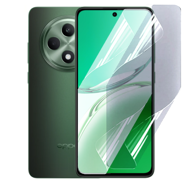 Противоударная гидрогелевая пленка Hydrogel Film для Oppo Reno12 F 5G, Transparent - Фото 1 Противоударная гидрогелевая пленка Hydrogel Film для Oppo Reno12 F 5G, Transparent - изображение 1