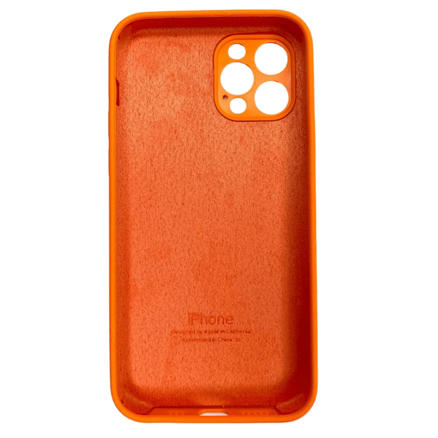 Чехол Fiji Silicone Case Full Camera для Apple iPhone 15 Pro бампер накладка с защитой камеры Apricot - изображение 2