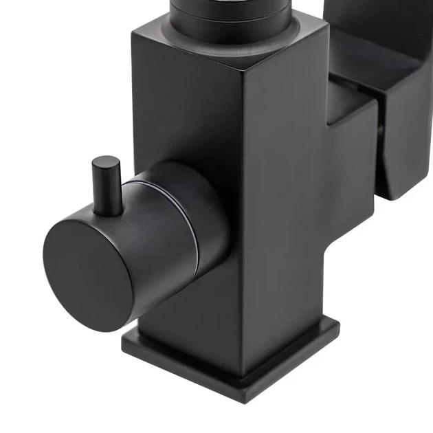 Змішувач для кухні на дві води WEZER PRO4C-02-BLACK, нержавіюча сталь, чорний - Фото 2 Змішувач для кухні на дві води WEZER PRO4C-02-BLACK, нержавіюча сталь, чорний - изображение 2