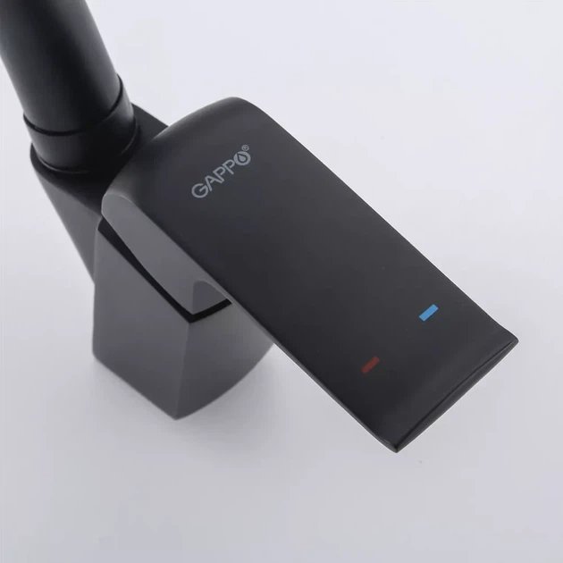 Смеситель для кухни GAPPO G4150 черный - изображение 3