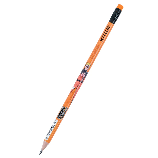 Олівець графітний з гумкою Kite Naruto NR23-056 4063276164803 - Фото 1 Олівець графітний з гумкою Kite Naruto NR23-056 4063276164803 - зображення 1