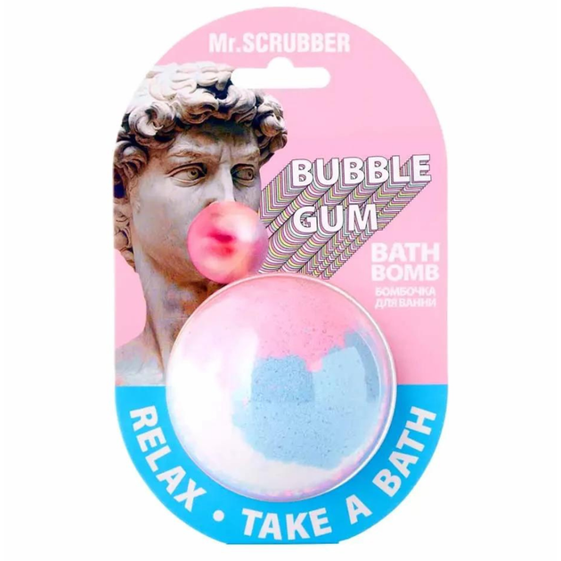 Бомбочка для ванны Mr.Scrubber Bubble Gum 200 г - Фото 1 Бомбочка для ванны Mr.Scrubber Bubble Gum 200 г - изображение 1