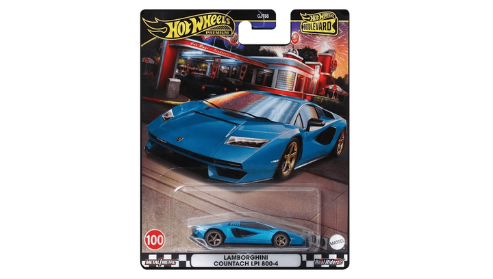 Машинка Premium Hot Wheels Lamborghini Countach LPI 800-4