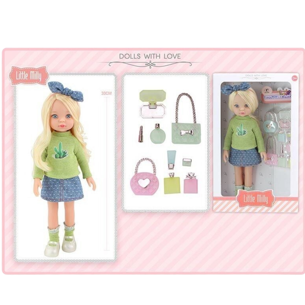 Лялька Little Milly 91099 H (36) знімний одяг, парфуми, аксесуари, висота 33 см, в коробці - зображення 3