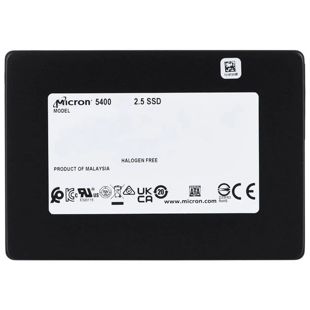 Micron 5400 PRO 960GB 2.5" SATA SSD - Solid State Drive MTFDDAK960TGA