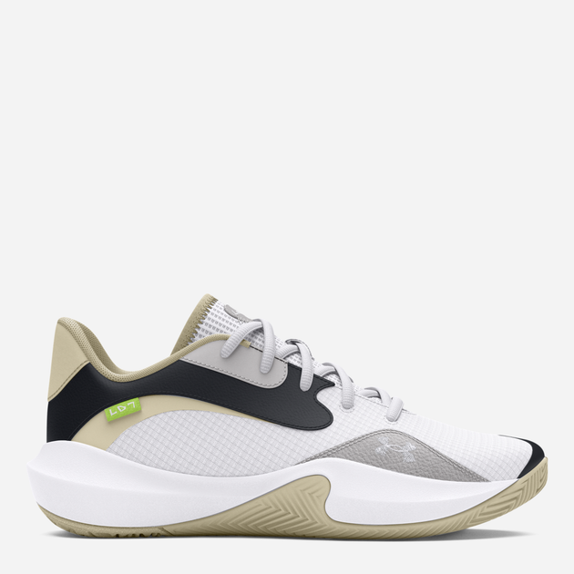 Акція на Чоловічі кросівки для баскетболу Under Armour Lockdown 7 Low 3027646-100 42.5 (9US) 27 см Білі від Rozetka