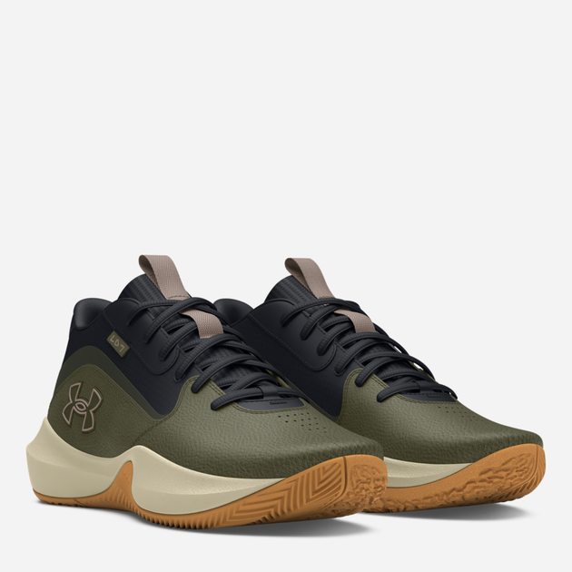 Мужские кроссовки для баскетбола Under Armour Lockdown 7 3028512-300 45.5 (11.5US) 29.5 см Оливковые (196886593290) - изображение 2
