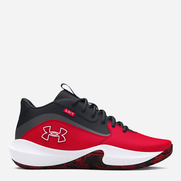 Акція на Чоловічі кросівки для баскетболу Under Armour Lockdown 7 3028512-600 42 (8.5US) 26.5 см Червоні від Rozetka