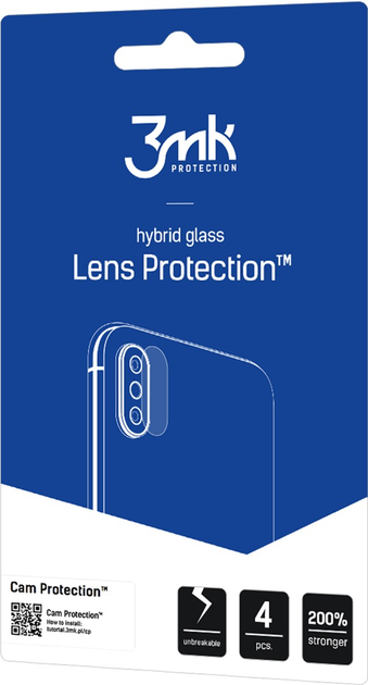 Захисне скло 3MK Lens Protection для камери Xiaomi Redmi Note 13 Pro 4G (5903108551755) - зображення 1